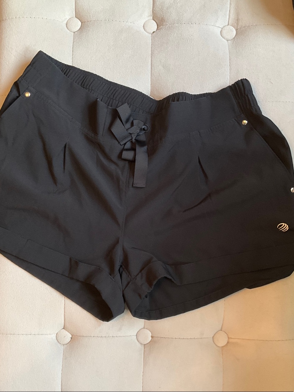 MPG Black Women's Athletic Drawstring Shorts